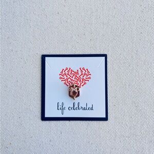 *Keep Collective Charm* Retired Disney Minnie Silhouette Rose Gold